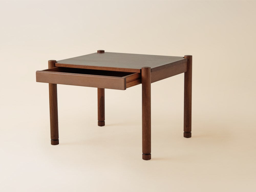 Osvaldo Borsani Table in Wood and Leather, Italy, c1950s