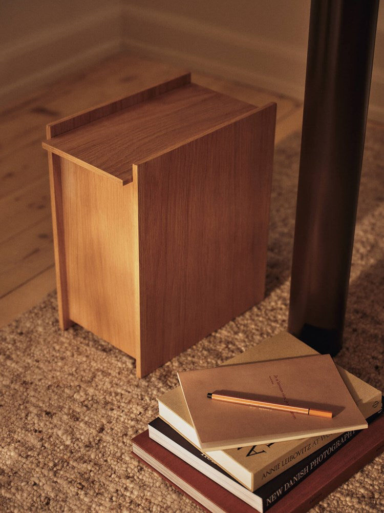 Sama Wooden Bin in Oak - Small