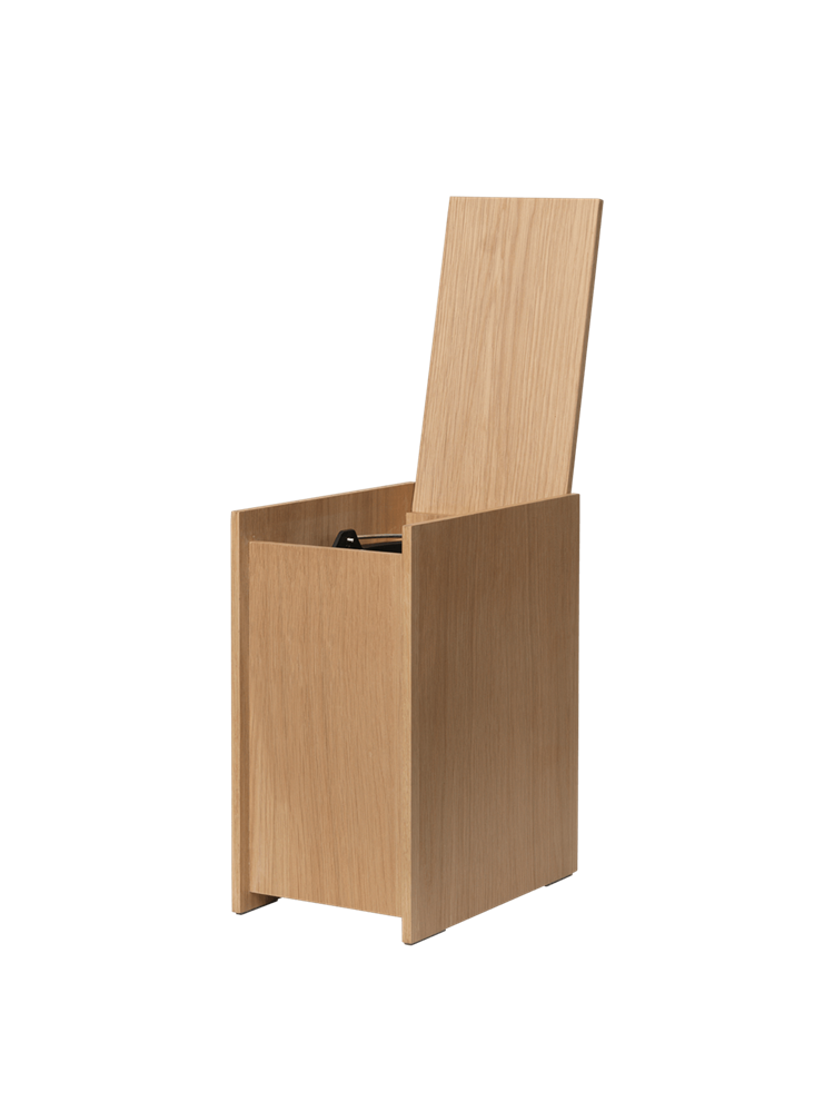 Sama Wooden Bin in Oak - Small