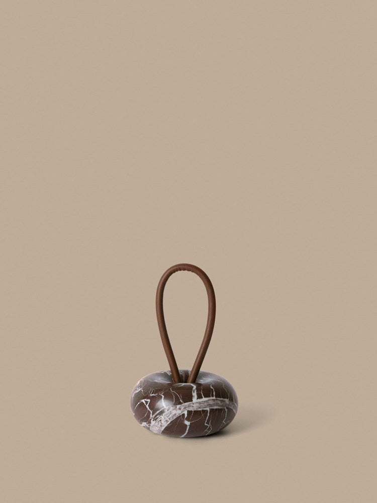Wa Door Stopper - Rosso Levanto marble
