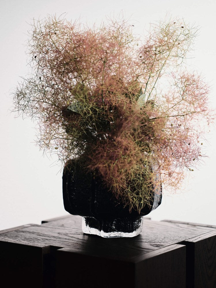 Mokuri Vase - H15 - Black
