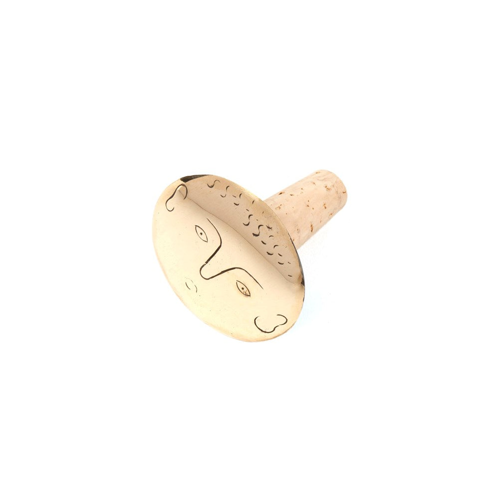#4682-1 "Face" Bottle Stopper