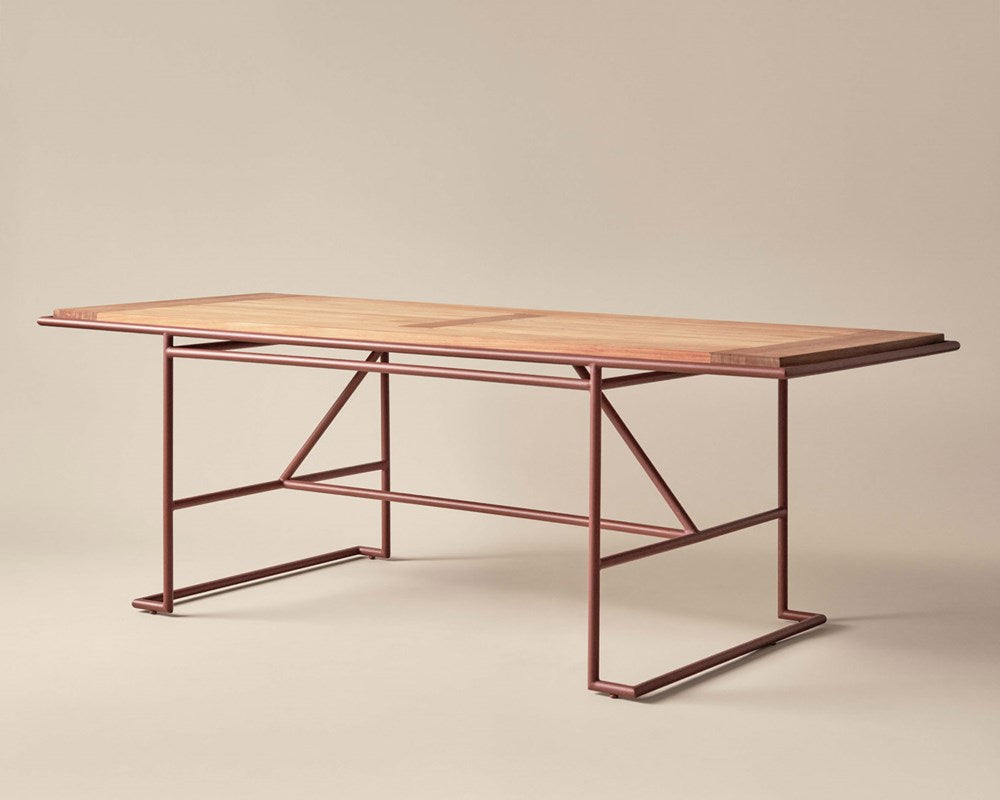 Hinterland Dining Table - Terracotta