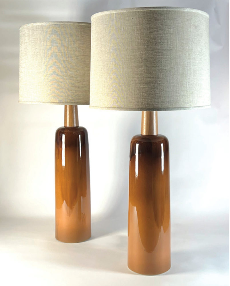 Acre table lamp in Satin Brass