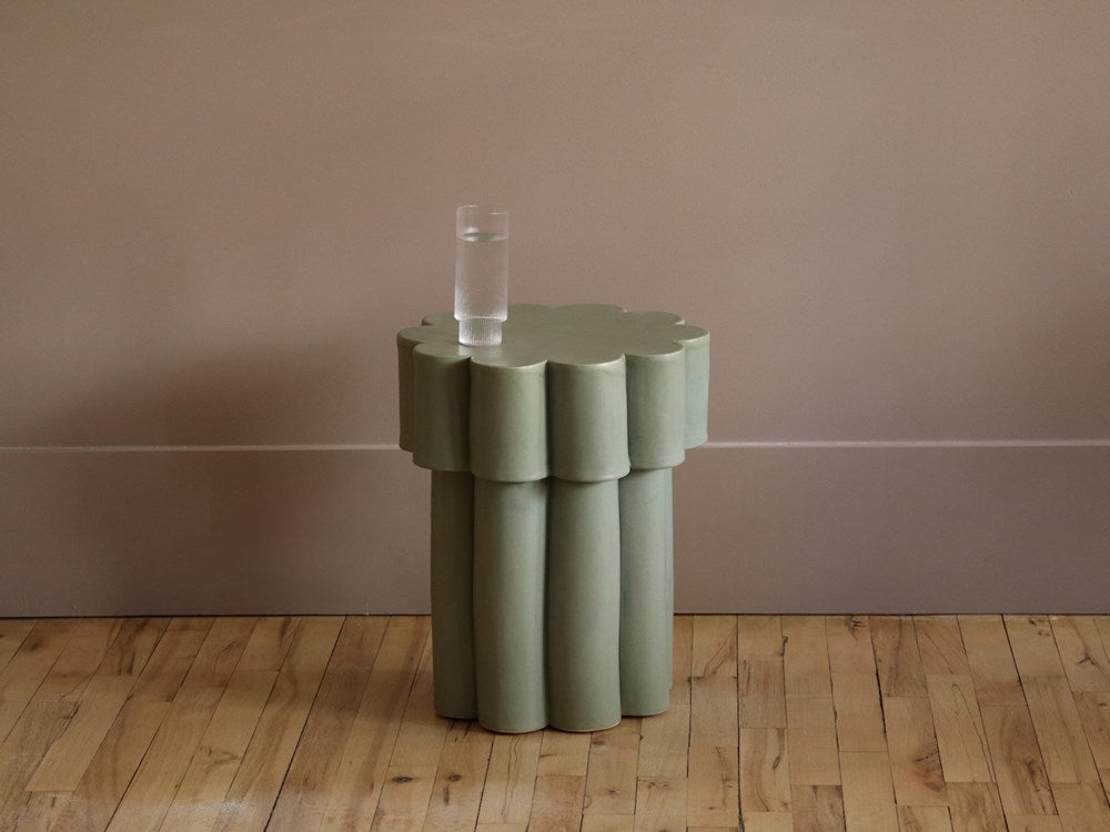 Double Tier Cloud Side Table