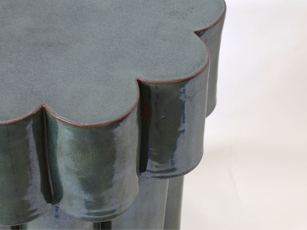 Double Tier Cloud Side Table