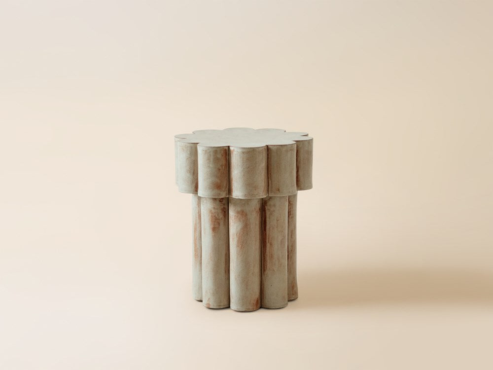 Double Tier Cloud Side Table - Light Shino