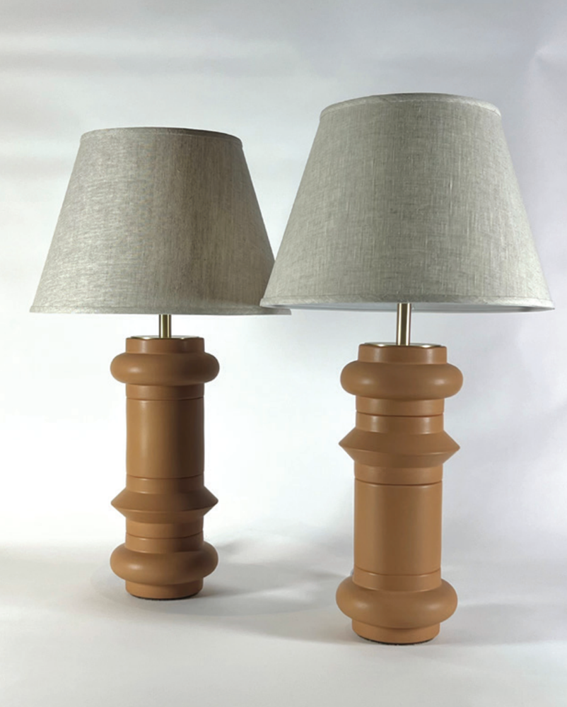 Carn IV table lamp in Satin Brass