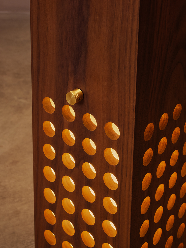 Cuadra Floor Lamp in Walnut