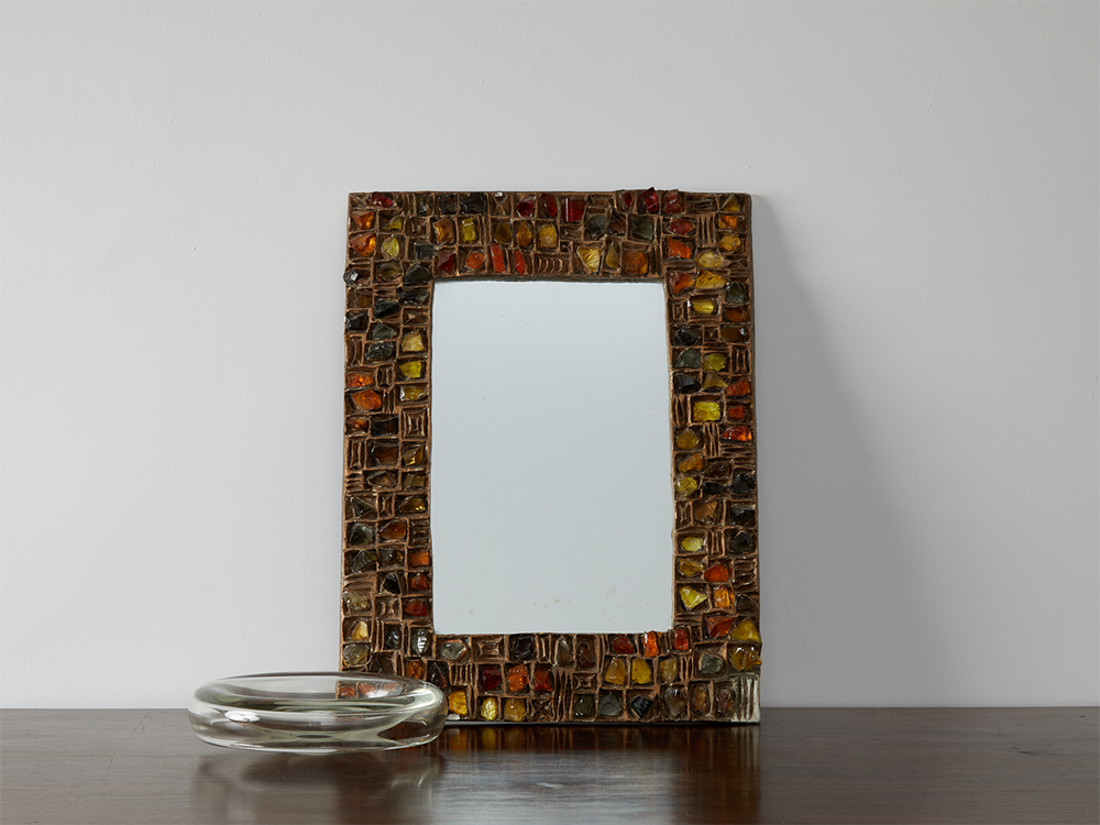Glass French Mirror