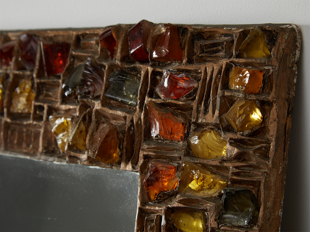 Glass French Mirror