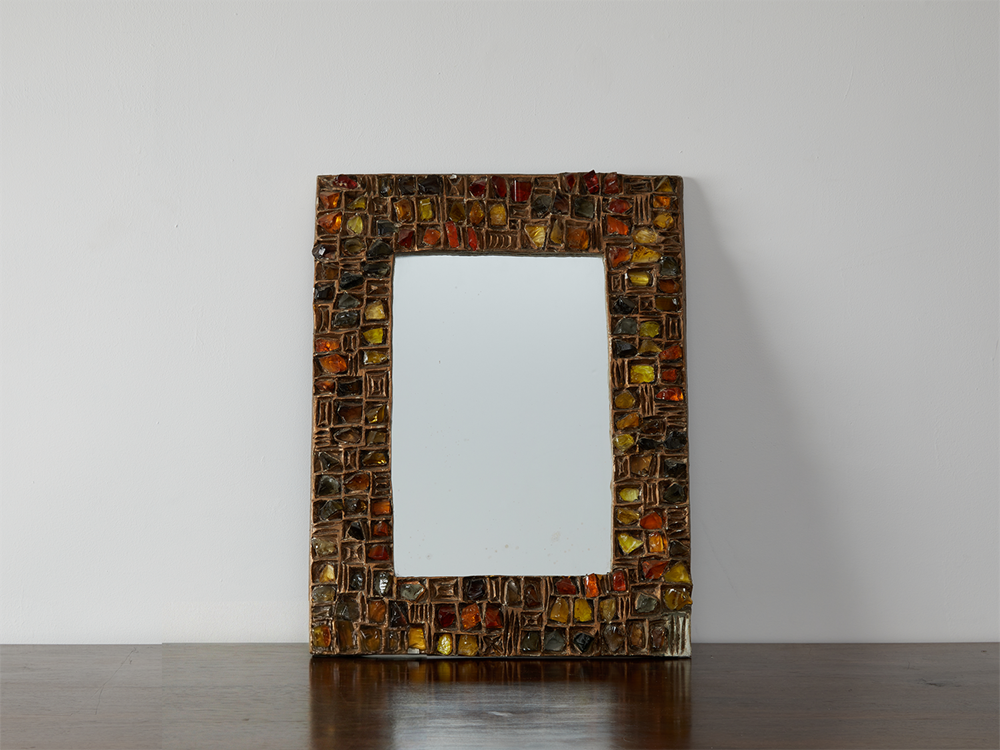 Glass French Mirror