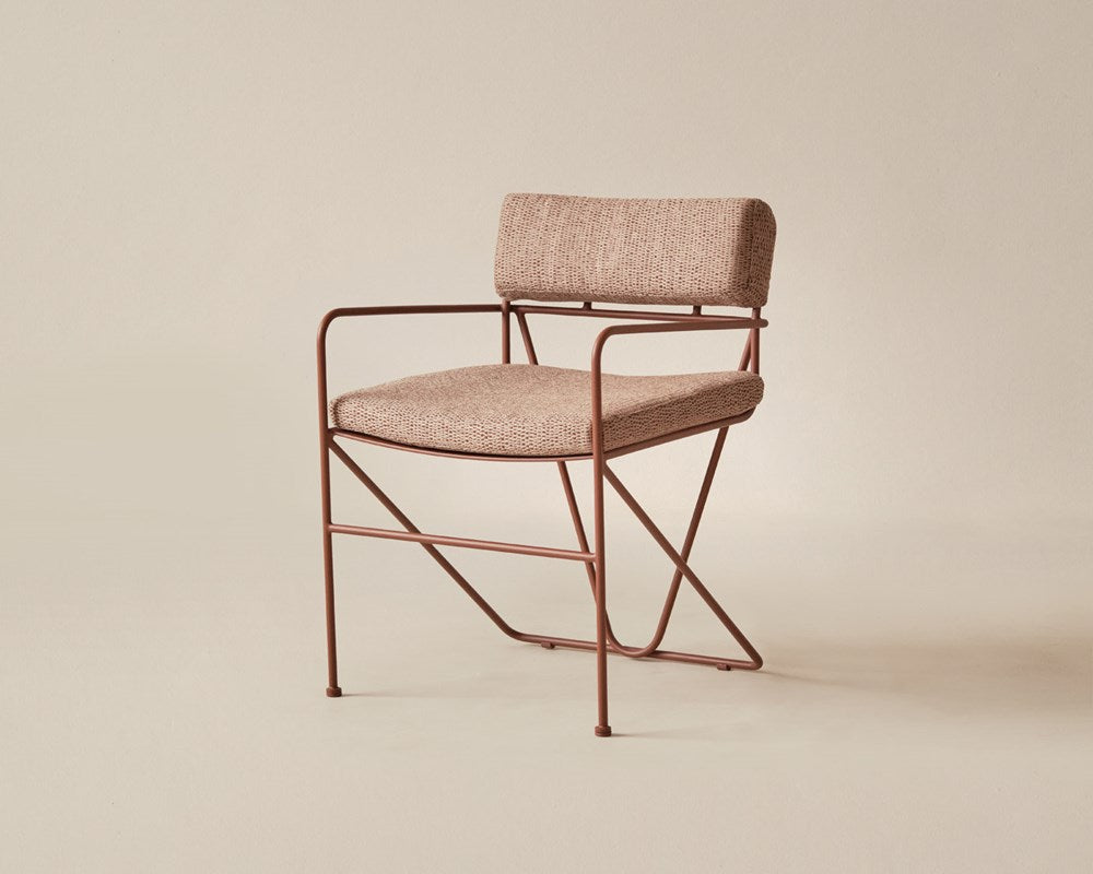Hinterland Dining Chair - Terracotta / Sandstone Rust