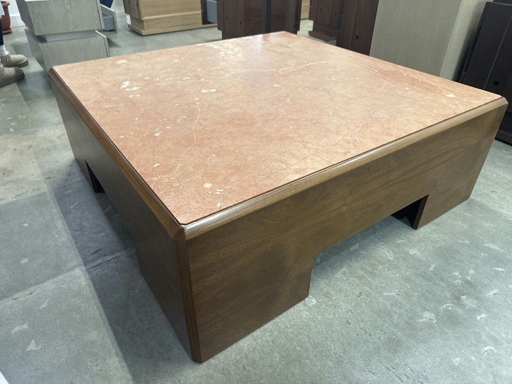 Josh Greene Design x LF - Clearman Coffee Table w/ Stone Top