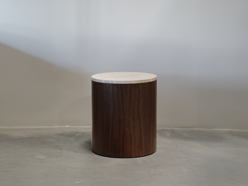 Prospect Side Table w/ Stone Top