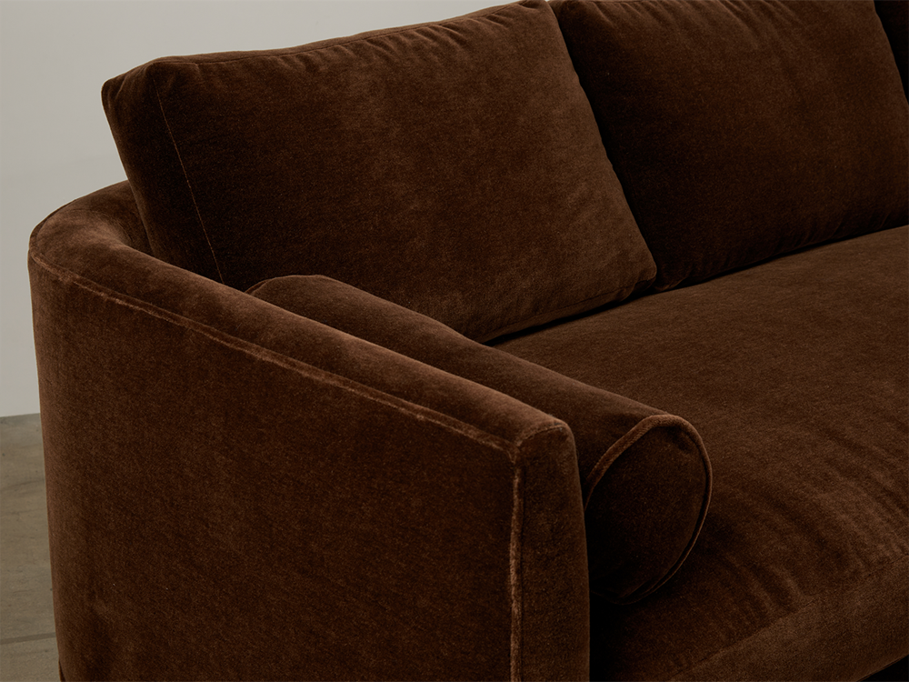 Curved Back Sectional