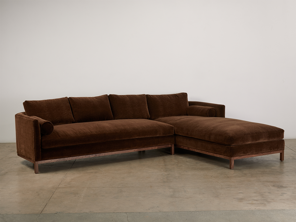 Curved Back Sectional
