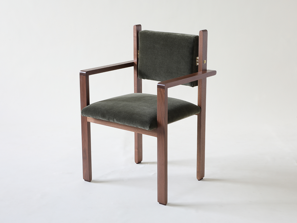 Morro Dining Side Chair w/ Upholstered Seat