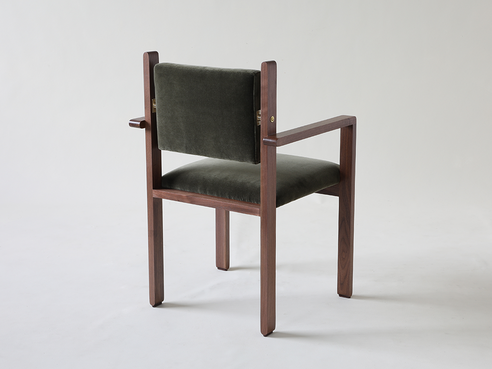 Morro Dining Side Chair w/ Upholstered Seat