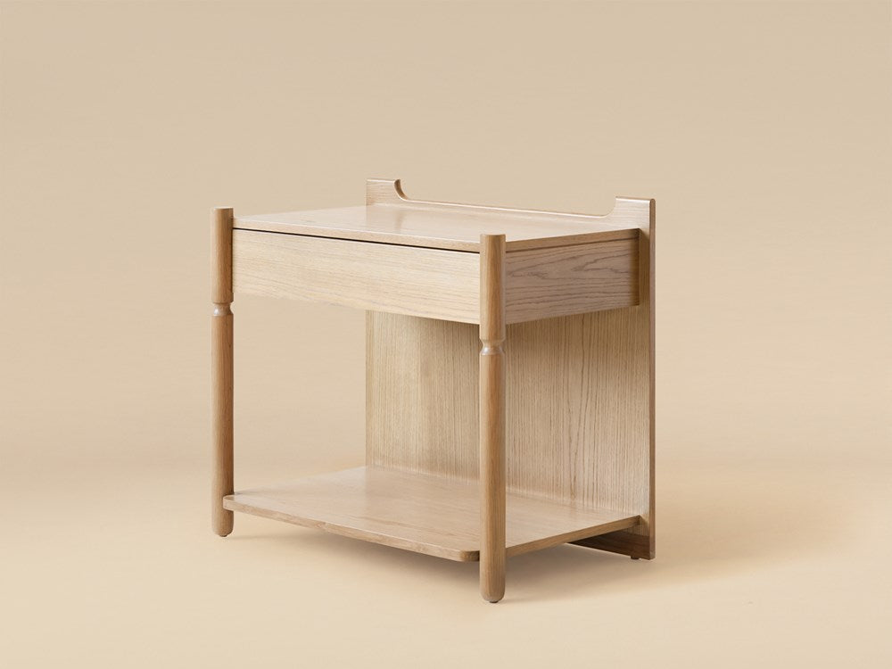 San Rafael Large Nightstand in Light Oak