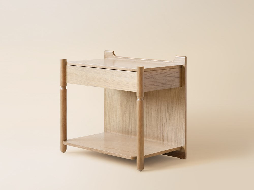 San Rafael Large Nightstand in Light Oak