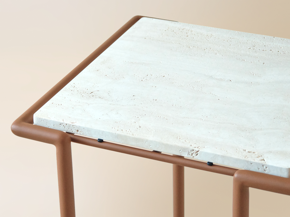 Hinterland Side Table - Terracotta