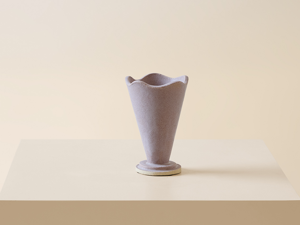 Mauve Cone Vase