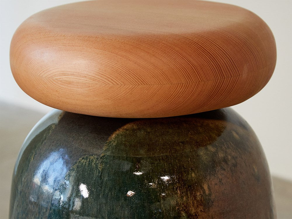 Rubini Side Table with Rounded Top
