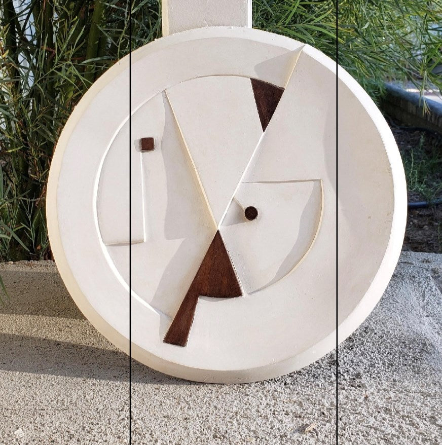 Plaster Wood Plate #1