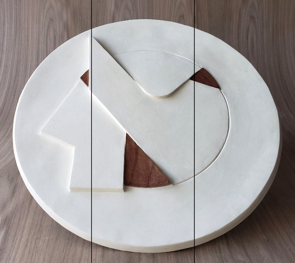 Plaster Wood Plate #3