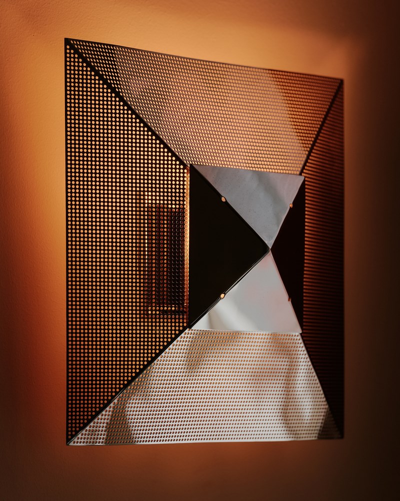 Pyramid Sconce