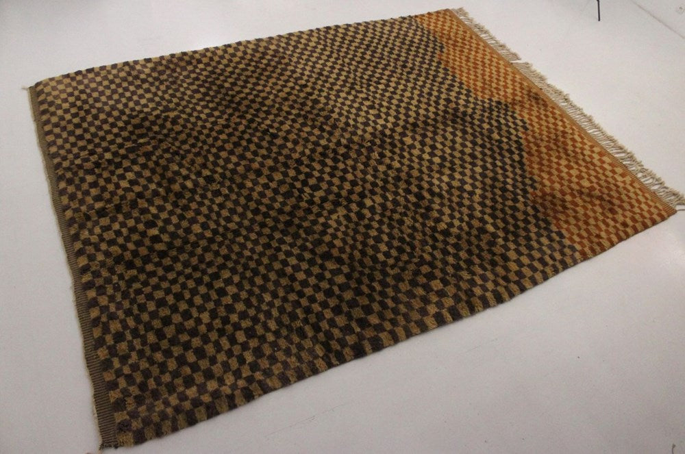 Atlas Mountain Weavers: Handwoven Wool Beni Mrit Rug