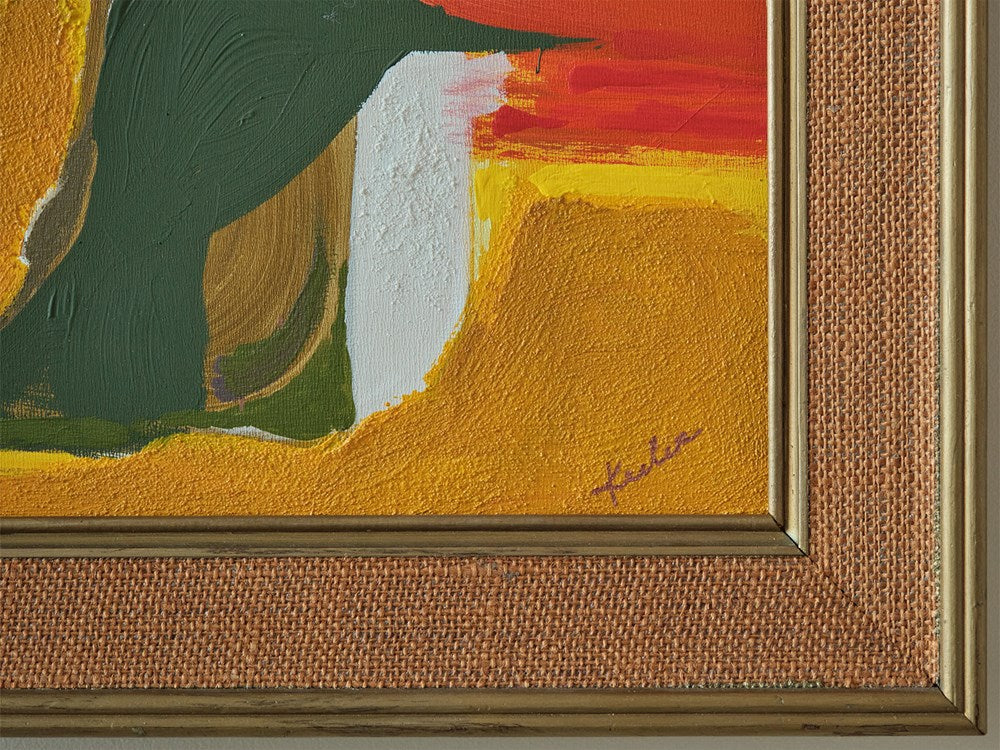 Lynda Keeler: Garden Map #123 (Vivid Sunset over the San Jacinto Mountains)
