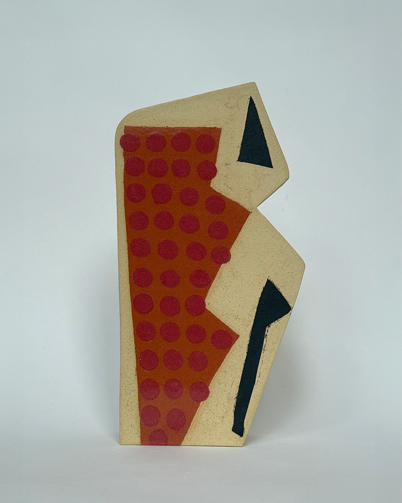 Trapezium Dot Composition Vase