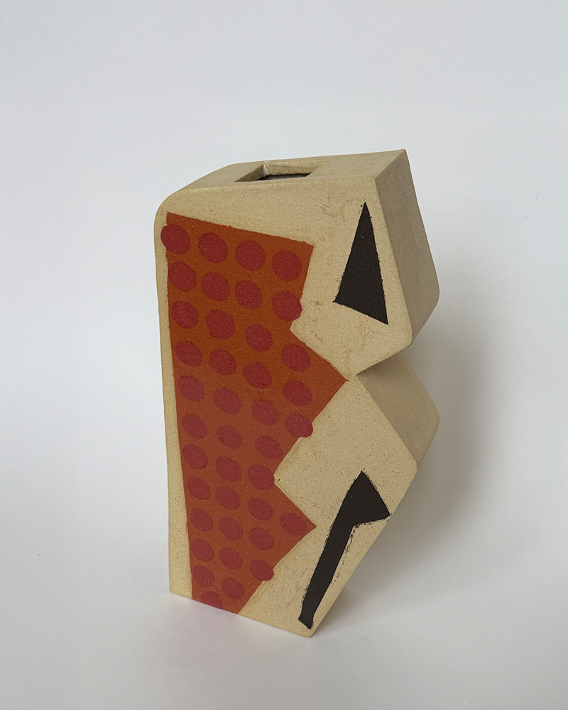 Trapezium Dot Composition Vase