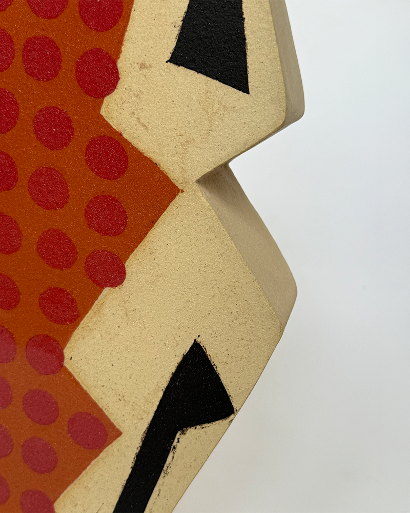 Trapezium Dot Composition Vase