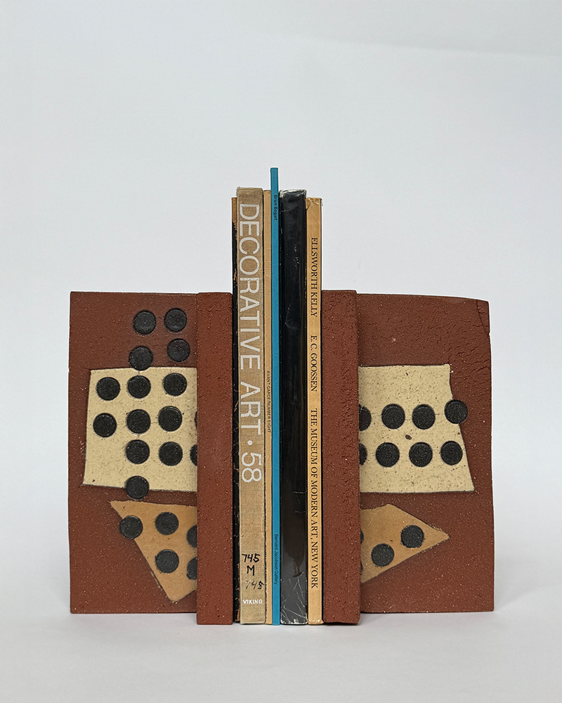 Abstract Dot Composition Bookends 2
