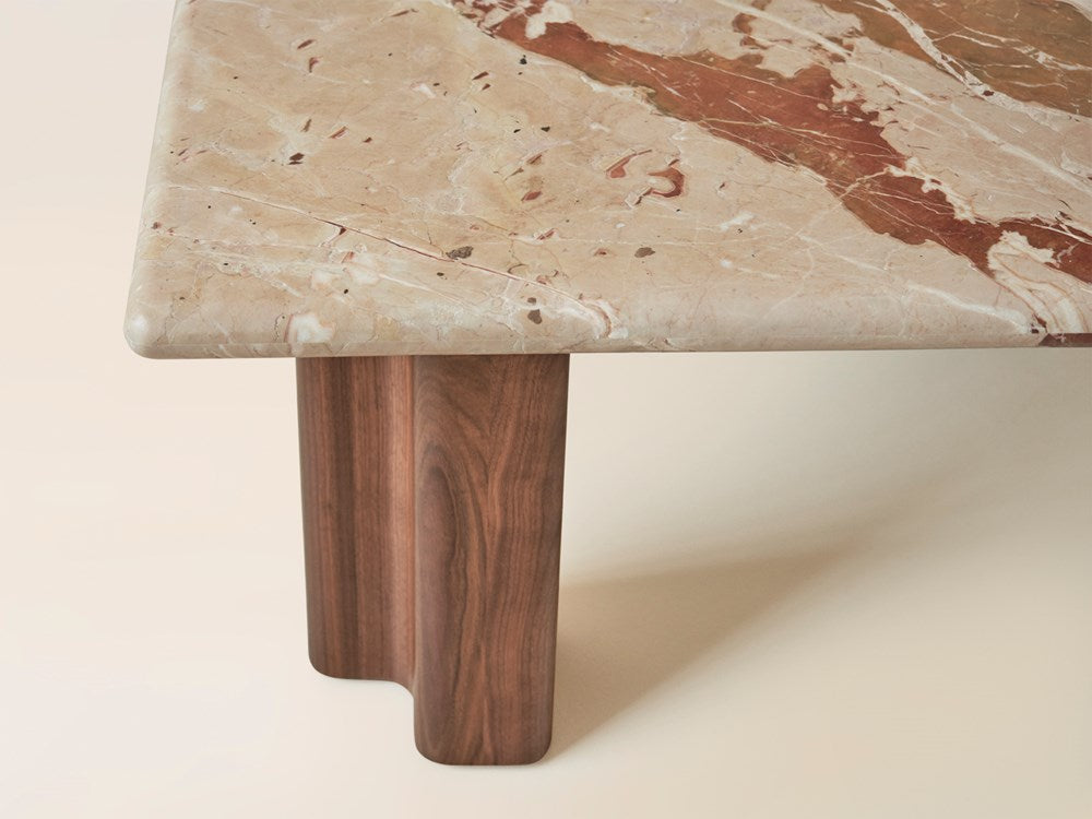 San Rafael Square Coffee Table in Natural Walnut