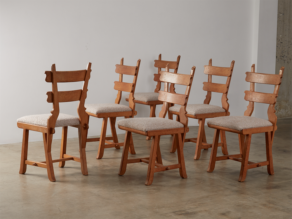 Set of 6 French Dining Chairs