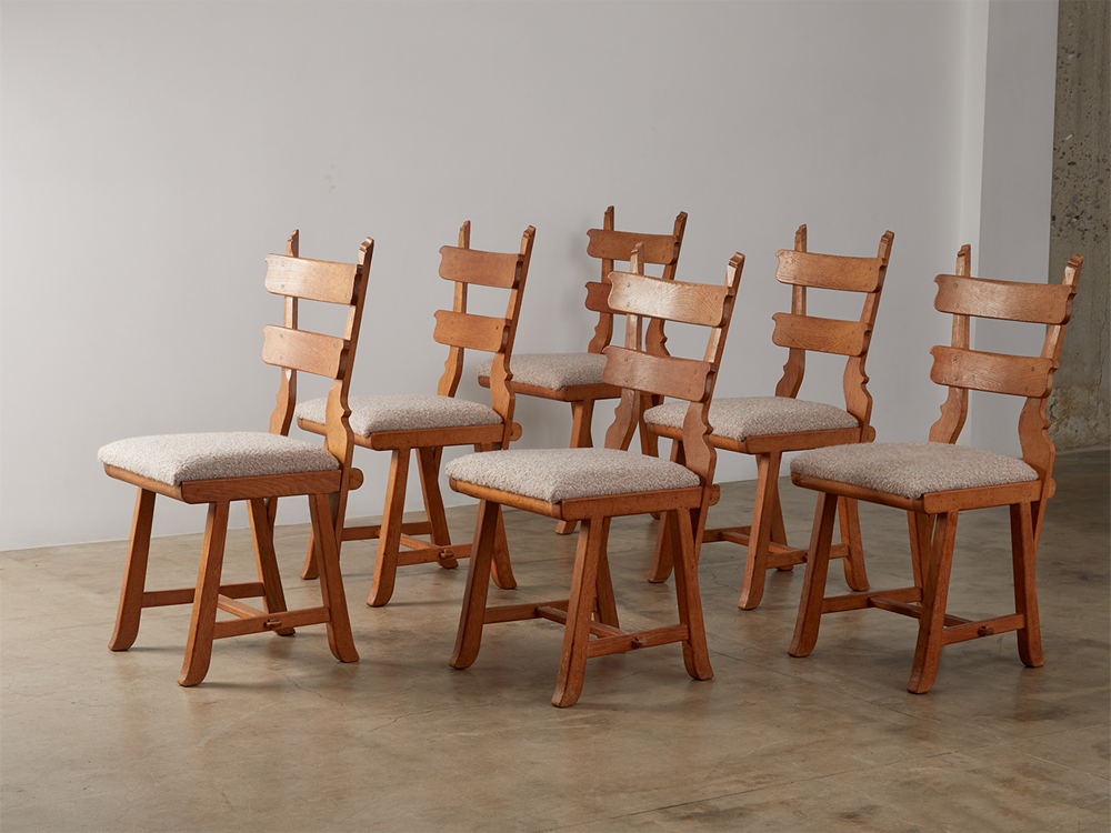 Set of 6 French Dining Chairs