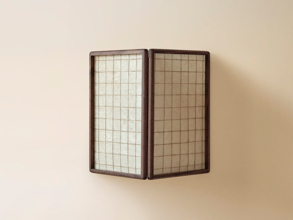 Large String Sconce - Walnut
