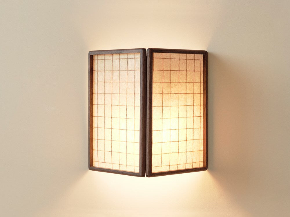 Large String Sconce - Walnut