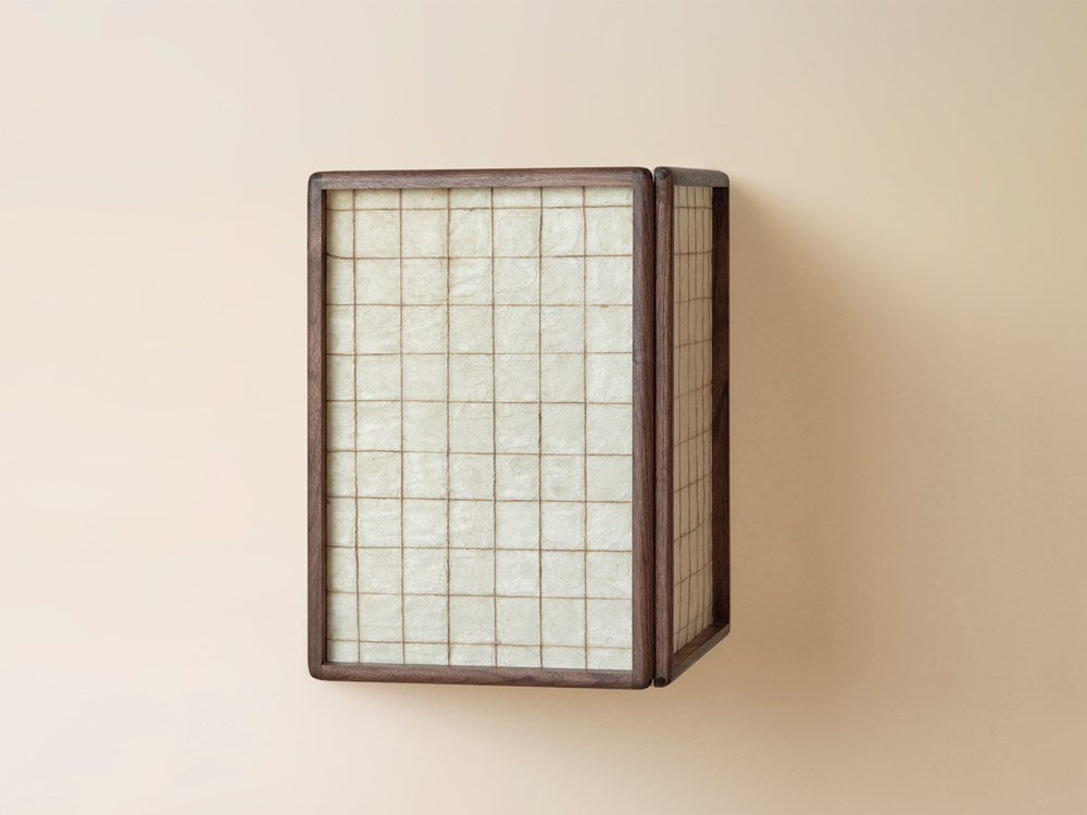 Large String Sconce - Walnut