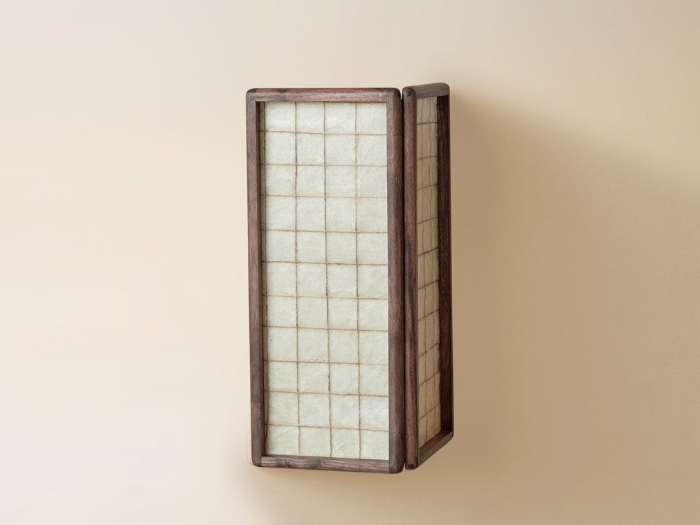 Tall String Sconce - Walnut