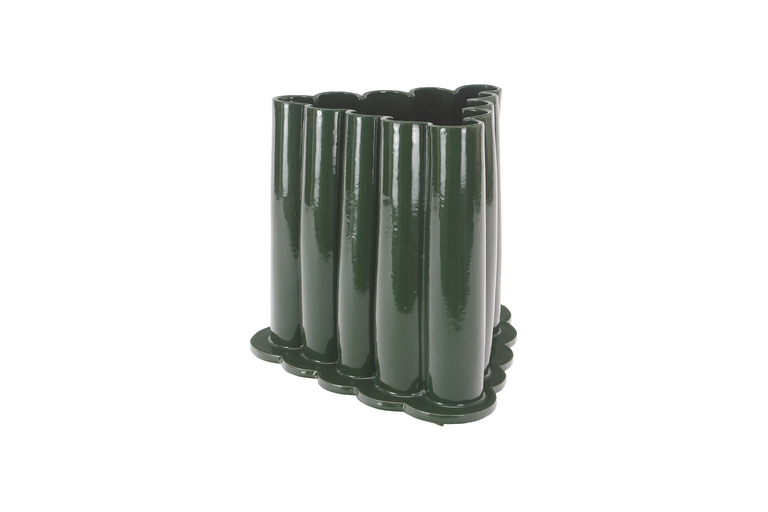 Triangle Ruffle Vase