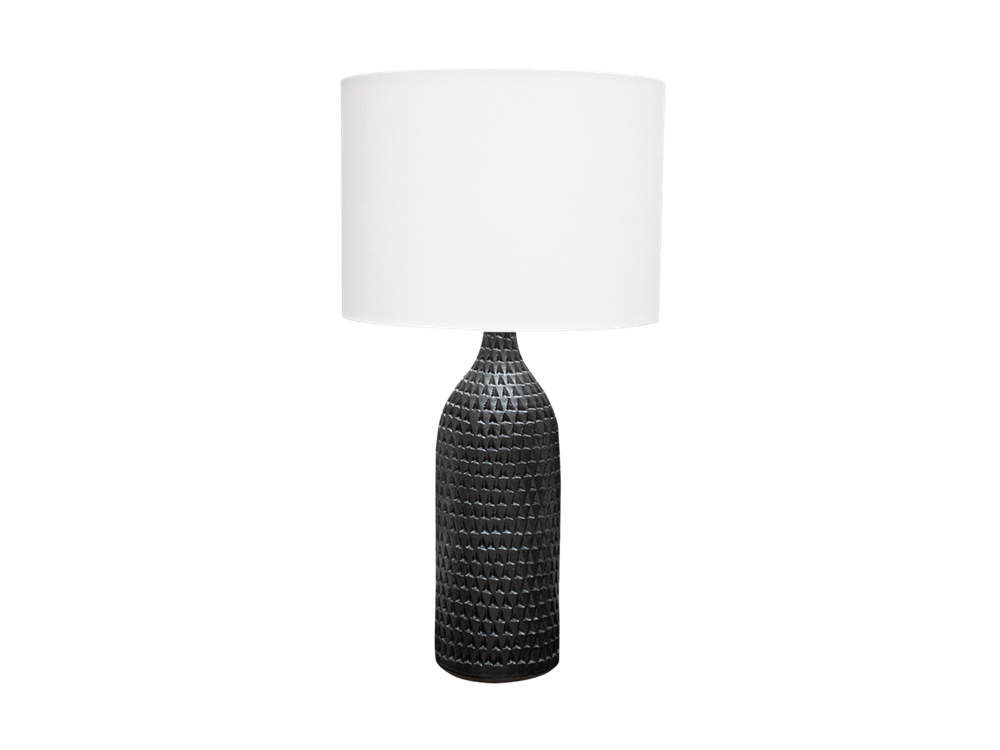 XL Carved Bottle Lamp