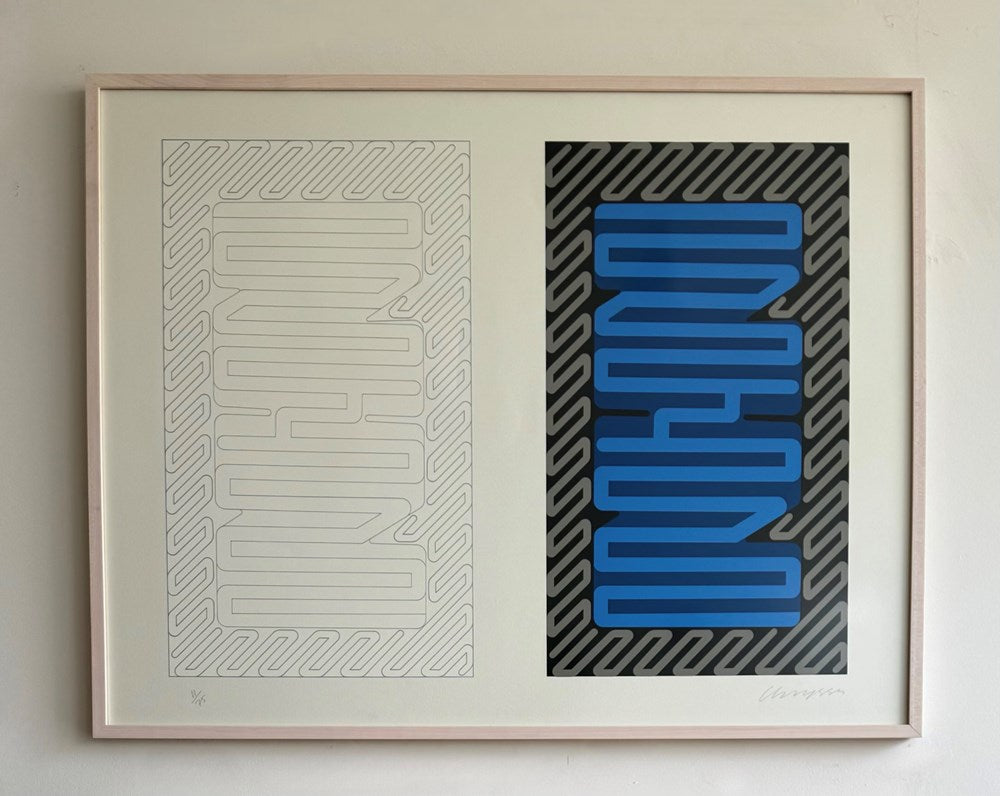 Chryssa Vardea: "Electric Sky" Serigraph