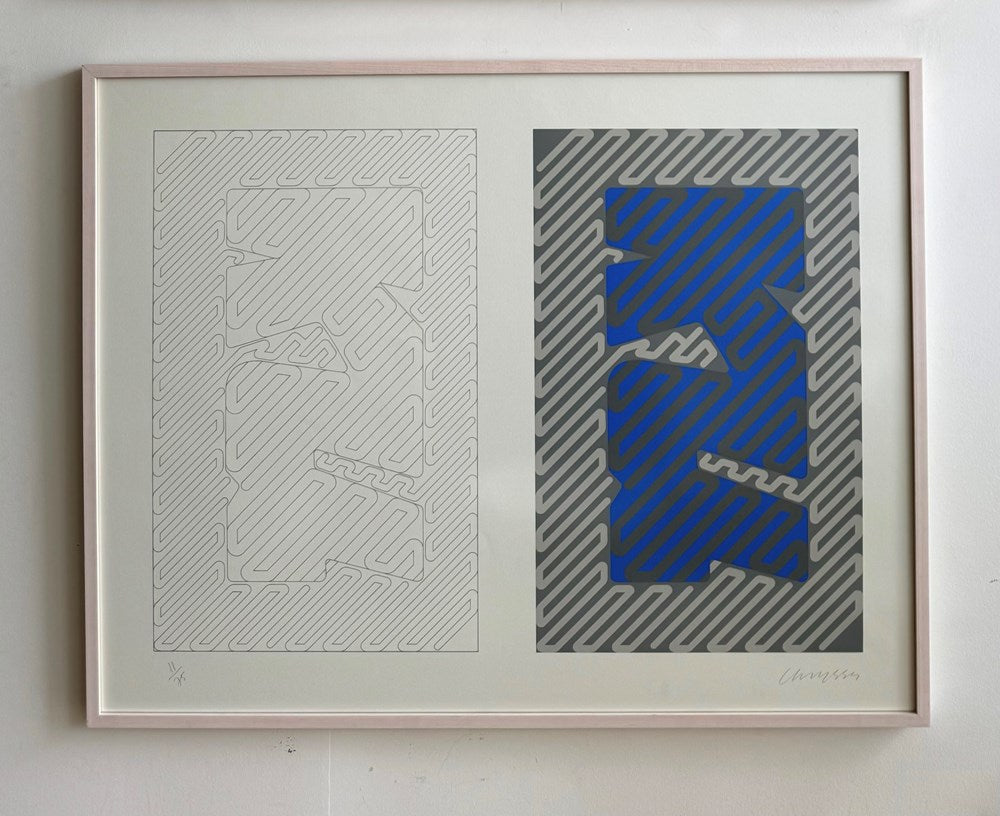 Chryssa Vardea: "Electric Sky" Serigraph