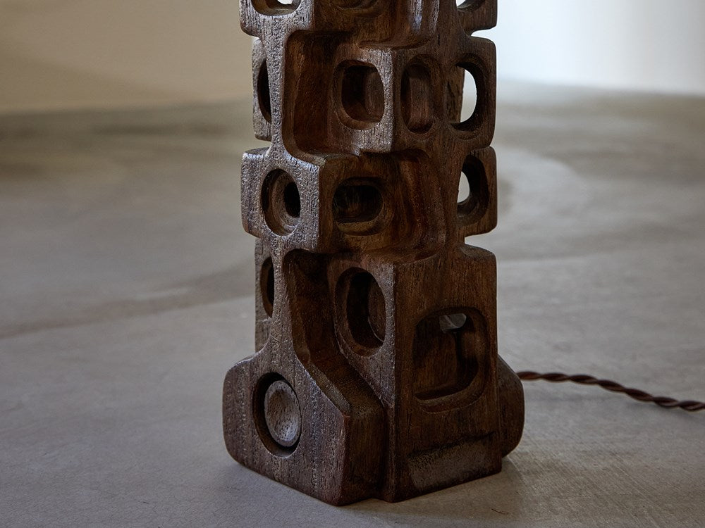 Sculpted Table Lamp by Gianni Pinna
