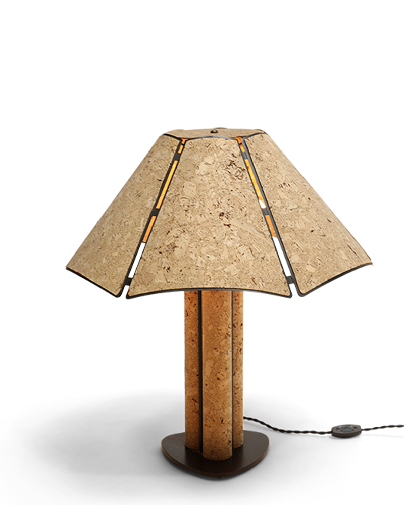 Cork Table Lamp by Ingo Maurer